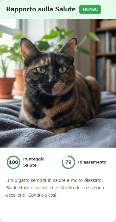 CatsMe Health Report