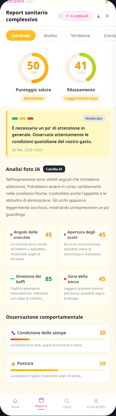 Controllo salute con foto